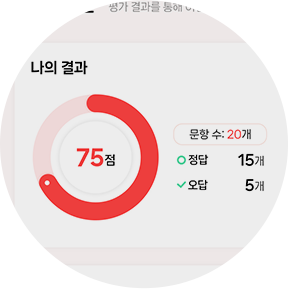 공부한 영어 단어를 테스트 하고, 직접 말해보며 평가 받기!